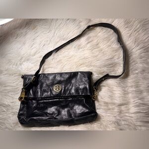 Tory Burch Black Leather Crossbody Bag
